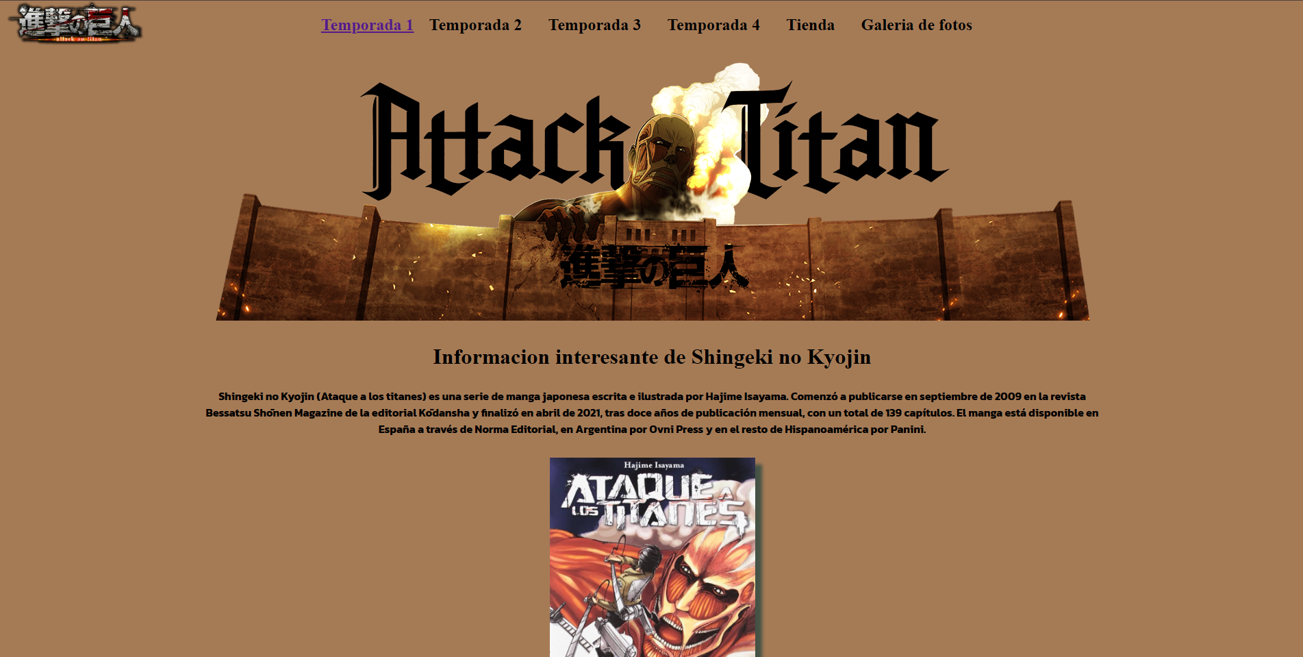 Captura del proyecto
